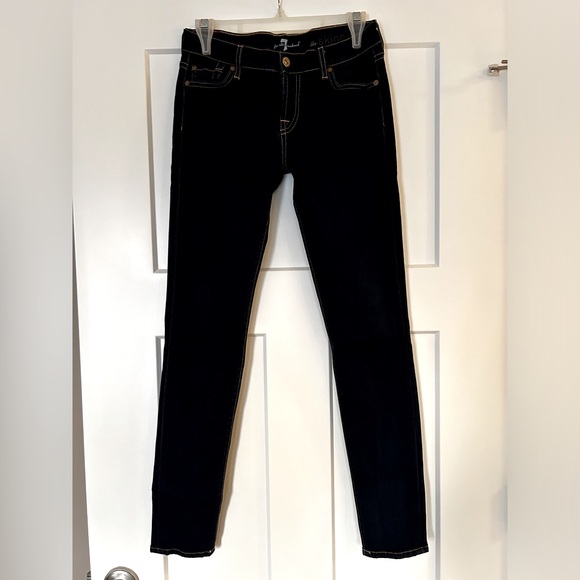 7 For All Mankind Pants - 7 For All Mankind - Skinny Jean (dark wash)